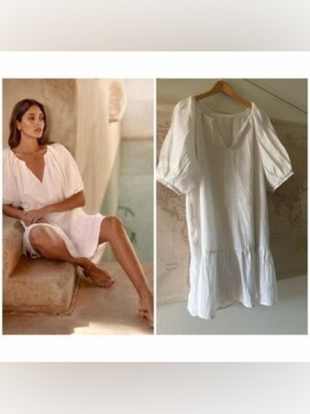 Brochu Walker Linen Dress with Belt